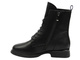 Dámské kotníkové boty z černé přírodní kůže Cambell 25-98310
