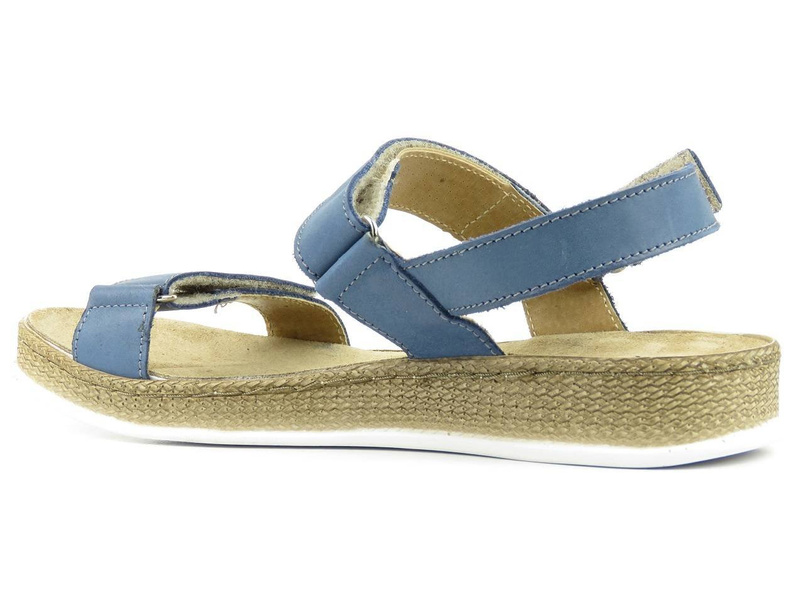 Lehké pohodlné dámské sandály HELIOS Komfort 245, tmavě modrá