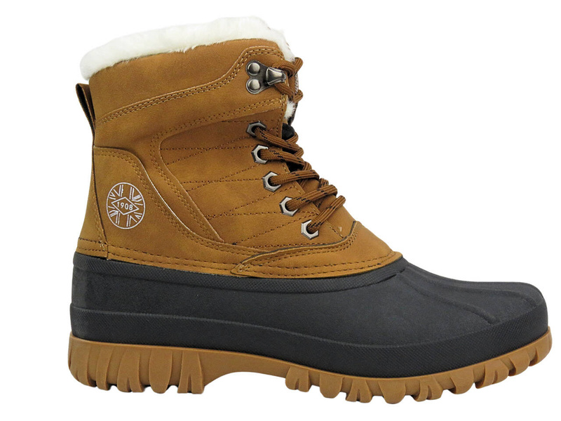 Teplé dámské vysoké boty do sněhu - Lee Cooper LCJ-23-44-1987L, černé