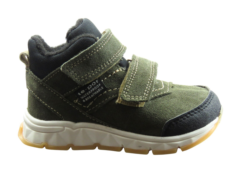 Dětské kotníkové boty na suchý zip - Jamet 1125, Zelené