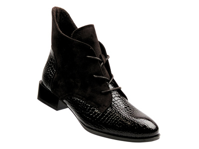 Zateplené dámské kotníkové boty hnědé Potocki 25-12498