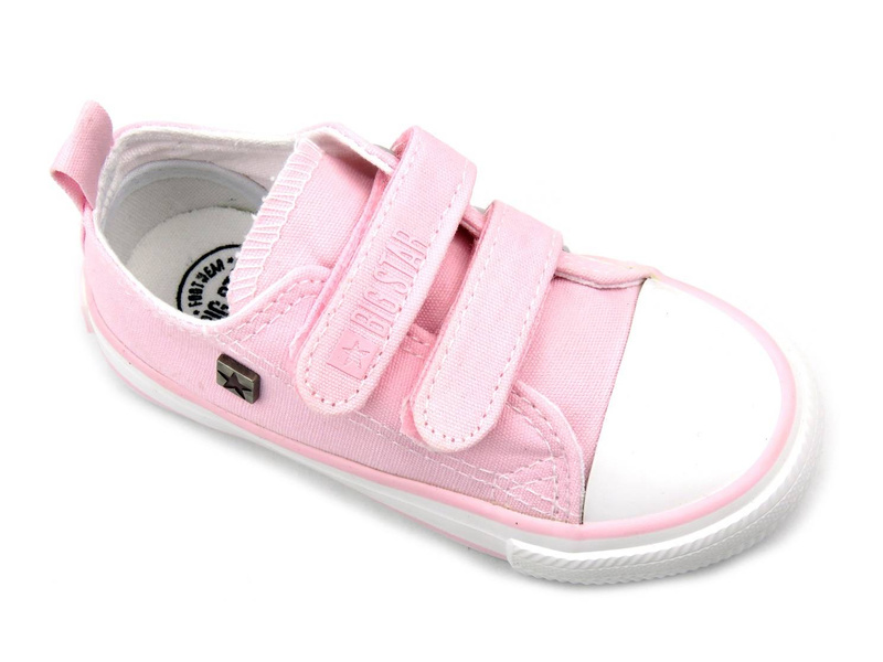 Dětské tenisky na suchý zip - BIG STAR HH374099, růžové