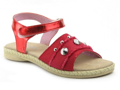 American Club 615606 dětské dívčí sandály, červené