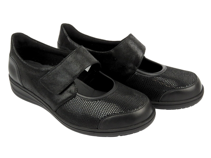 Pohodlné, kožené dámské boty - Berkemann Susanna 05351-940, černé