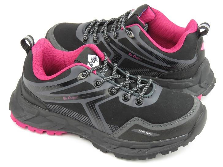 Dámské nízké trekingové kalhoty s Aqua Shell - LEE COOPER 22-01-1370L, černé