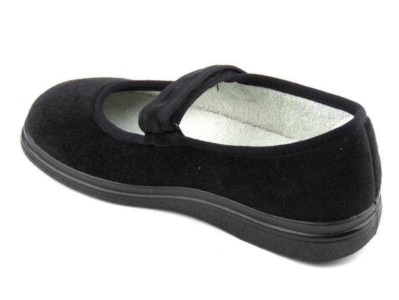 Ortopedické dámské pantofle pro citlivé nohy - Befado dr Orto 462D002, černé