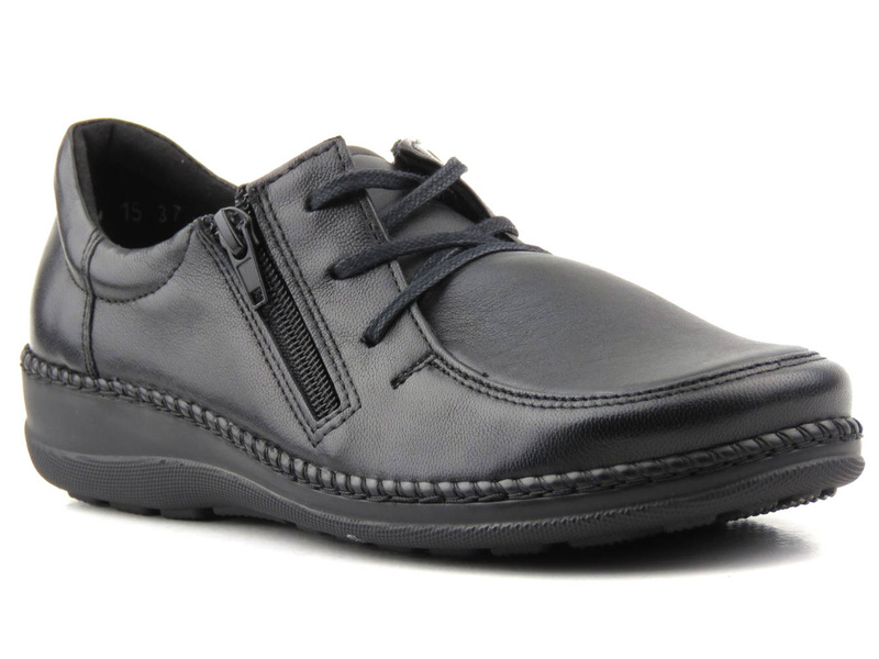 Pohodlná dámská obuv se strečem - AXEL 1775, černá