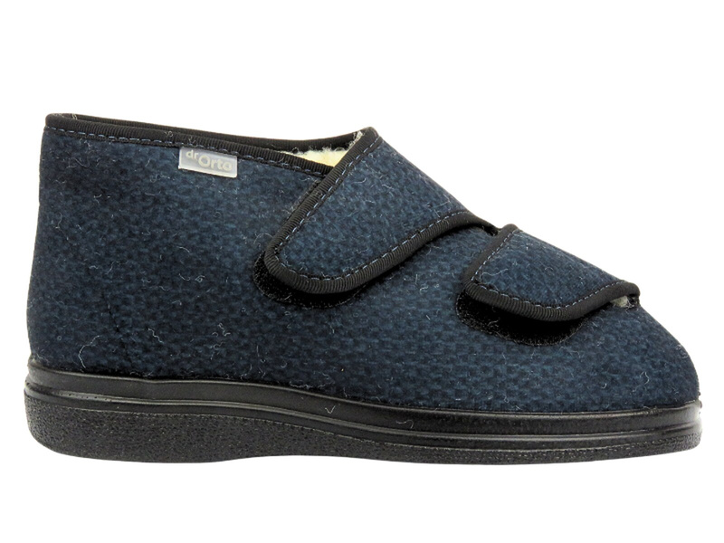 Dámské zimní pantofle s vlnou - Befado Dr. Orto 986D013, tmavě modré