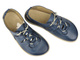 Barefoot dámské minimalistické kožené polobotky Helios Komfort 438B, tmavě modré