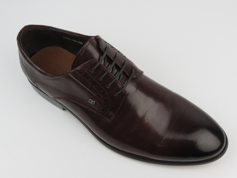 Elegantní pánské kožené boty - JOHN DOUBARE J1846-206-A33, černá