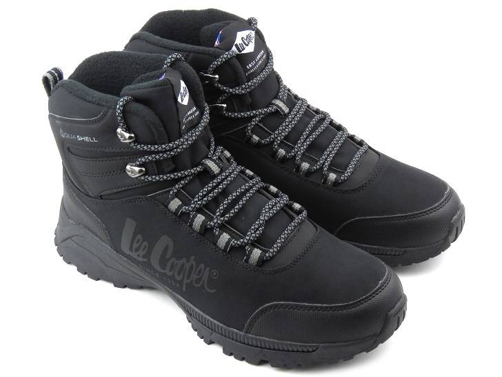 Pánské trekingové kalhoty s Aqua Shell - LEE COOPER 22-01-1404M, tmavě šedá