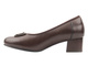 Elegantní kožené dámské lodičky Cambell 26-19413, hnědé