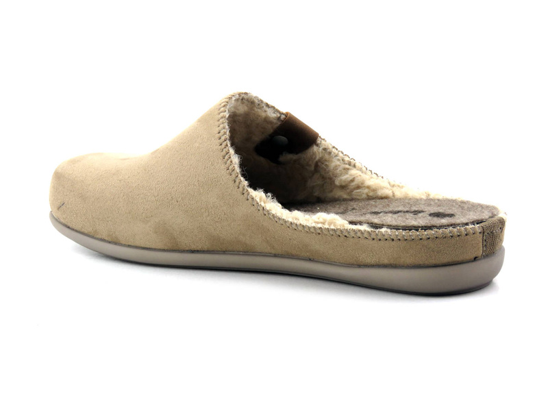 Teplé dámské pantofle s vyjímatelnou vložkou - INBLU GF-11, béžové