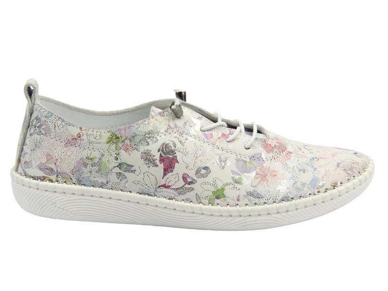 Pohodlné dámské polobotky v sportovním stylu – Sokolski 1301, béžové