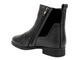 American Club Dámské kožené boty CY 98/23 Black se zipem