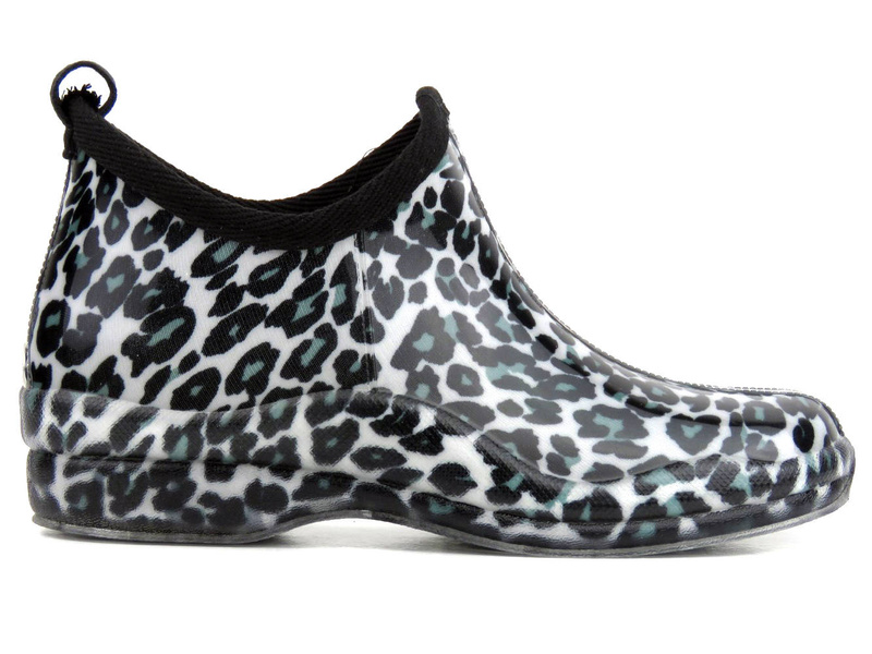 Holínky, dámské holínky - WOJTYŁKO 2210, béžové s leopardím potiskem