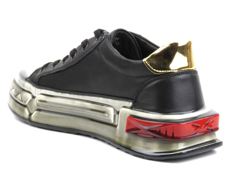 Moderní pánské tenisky - JOHN DOUBARE 9699, černé