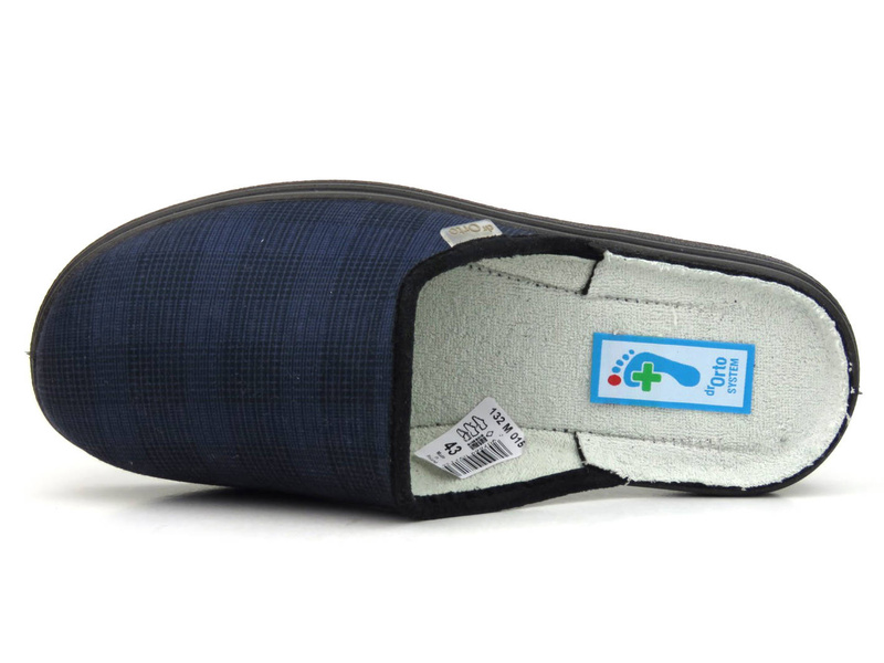 Pánské preventivní a zdravotní pantofle Befado Dr Orto 132M015, tmavě modrá