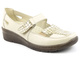Měkká, lehká dámská obuv Helios Komfort 379, krémová
