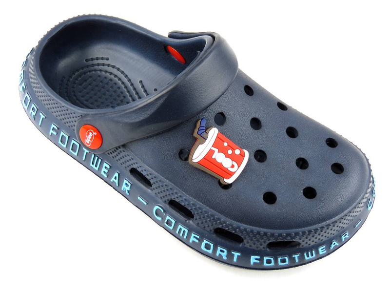 Dětské dřeváky - BEFADO 159Y104, tmavě modrá