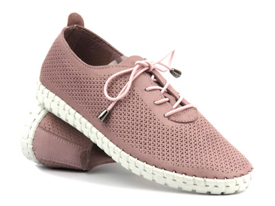 Pohodlná dámská polobotka sportovního střihu - Vacarro 440, fialová