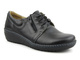 Dámská šněrovací obuv - Helios Komfort 328, černá