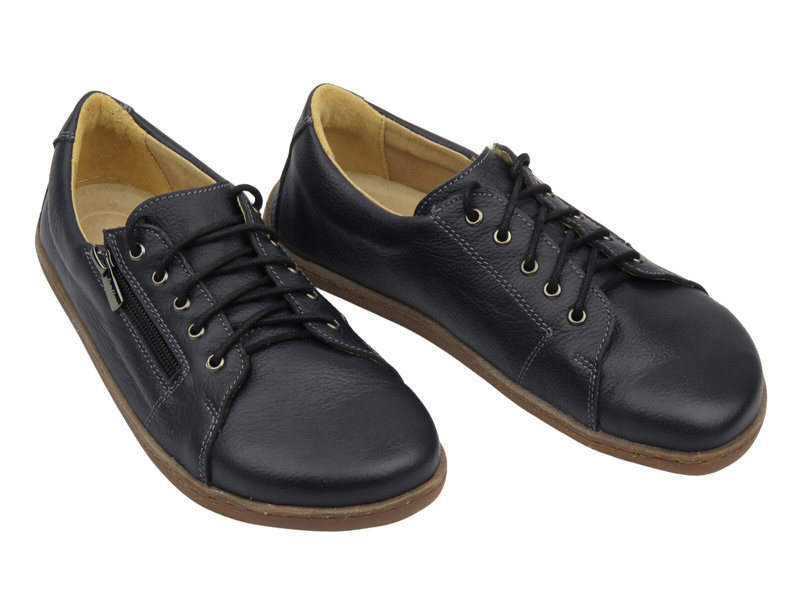 Barefoot dámské minimalistické polobotky v tmavě modré barvě Helios Komfort 436