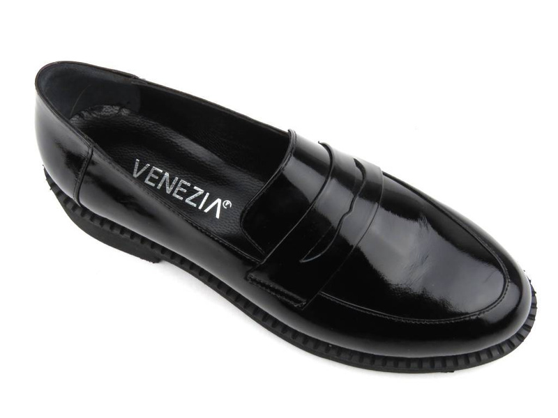 Dámské mokasíny s pěnovou vložkou - VENEZIA 04510919KB, černá