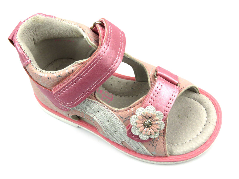 Dětské sandály s uzavřenou patou - AMERICAN CLUB XD 13/21, růžové