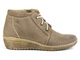 Dámské kotníkové boty z přírodní kůže - HELIOS Komfort 518-2, béžová tm.