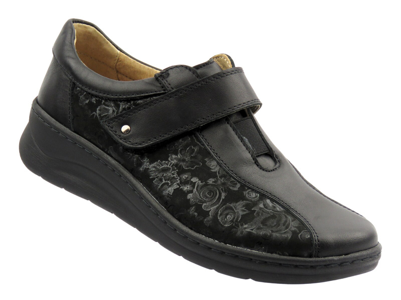 Dámské boty v odstínu metalické námořnické modré - Helios Komfort 380