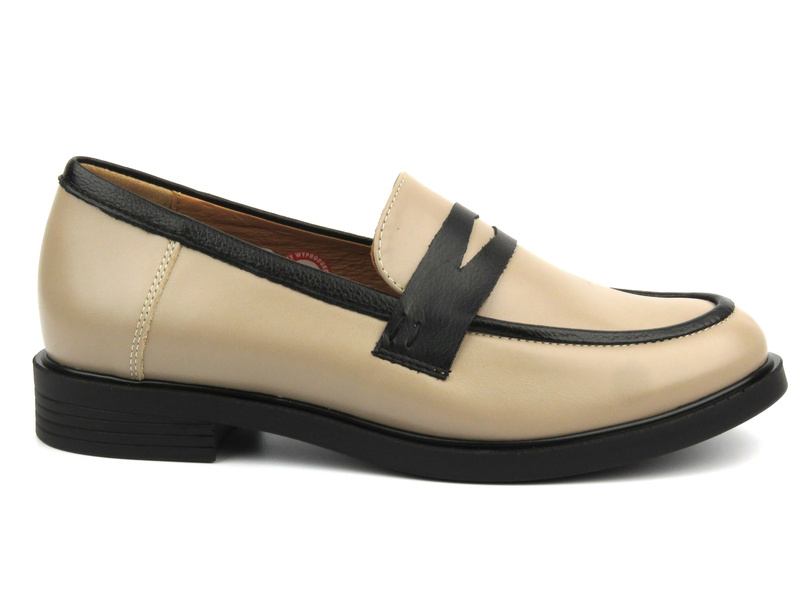 Dámské kožené boty - GALANT 1026, béžová