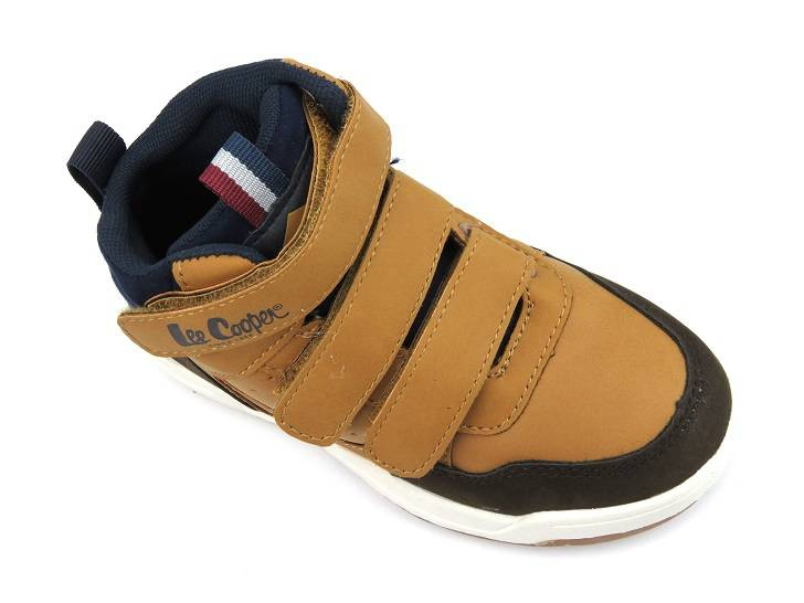 Dětská sportovní obuv na podzim a zimu - LEE COOPER 22-29-1322K, camel