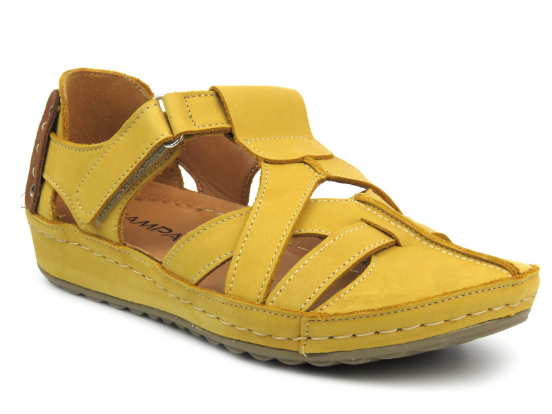 Pohodlné boty a dámské sandály - Kampa 74, modrá