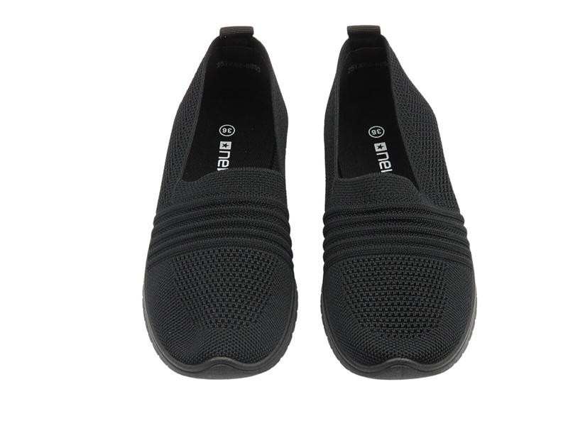 Dámské polobotky, espadrilky černé – News 25TX02-8850