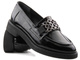Dámské mokasíny se zdobením - VENEZIA 0411904652, černé
