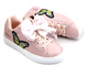 Dětské sportovní boty s mašlí a motýlem - American Club ES 64/22, růžové