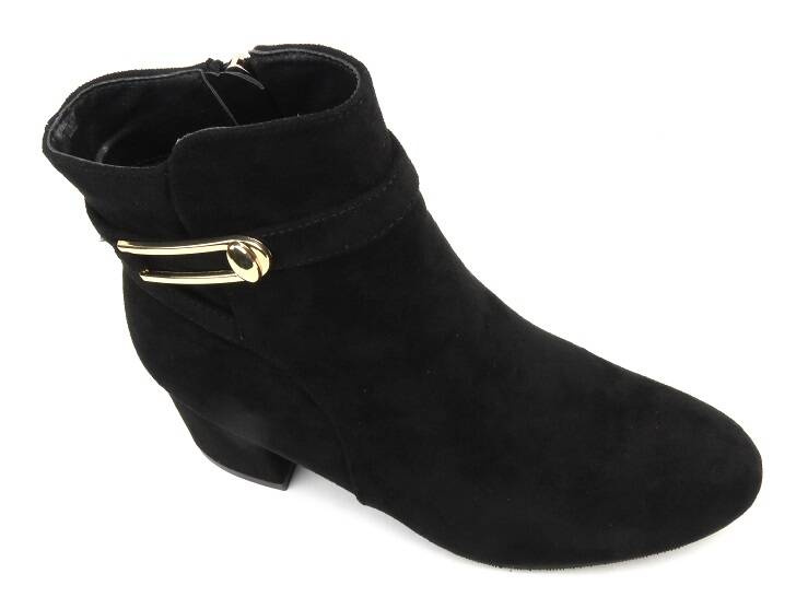 Dámské kotníkové boty na podpatku - Jezzi 23BT35-6425, černé