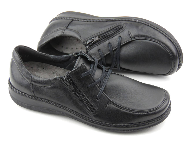 Pohodlná dámská obuv se strečem - AXEL 1775, černá