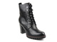 Dámské kožené kotníkové boty - Marco Tozzi 25200, černé