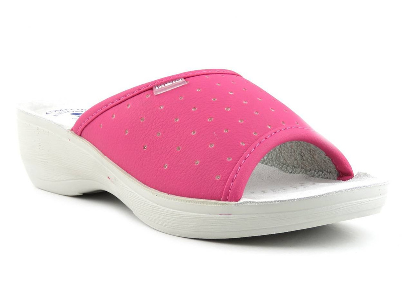 Dámské žabky s prolamovaným svrškem - INBLU PL-45, růžové