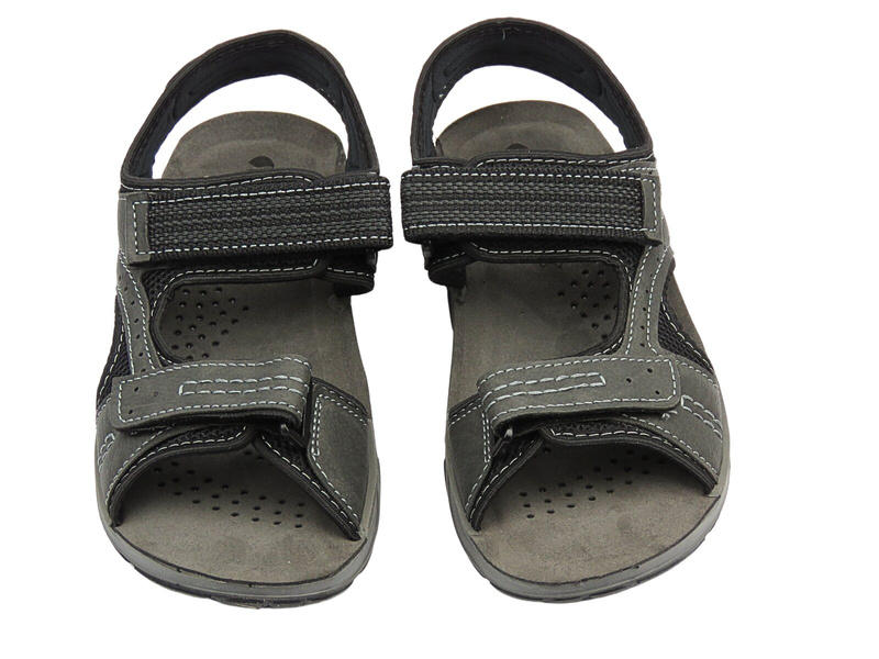 Pohodlné, klasické pánské sandály - INBLU TO-06, černé