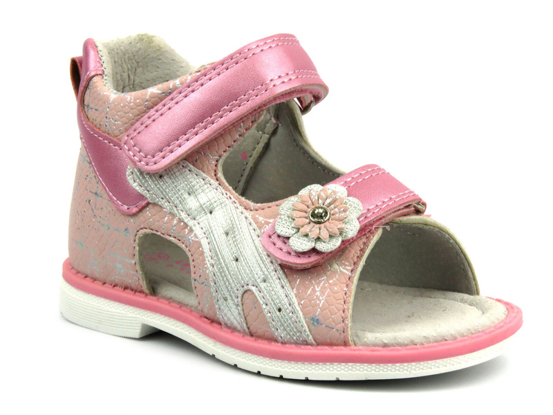 Dětské sandály s uzavřenou patou - AMERICAN CLUB XD 13/21, růžové
