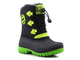 Dětské sněhule s manžetou - LEE COOPER LCJ-21-44-0519K, černá se zelenou