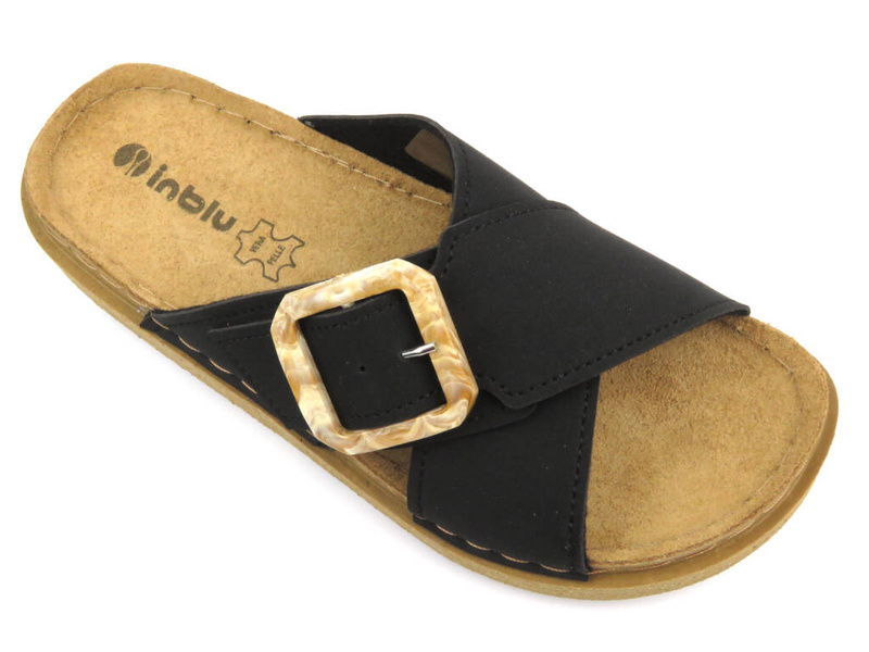 Dámské žabky - INBLU ED-15, černé