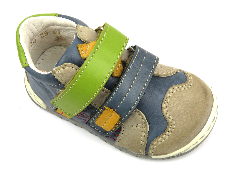 Dětské kožené boty Mido Noster 241, modré