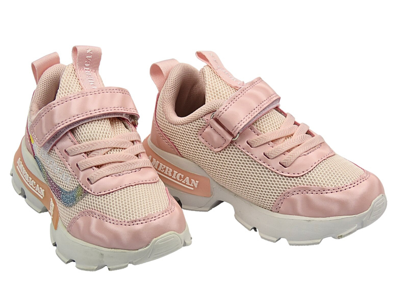 Dětská sportovní obuv - American Club RL 78/22, růžová