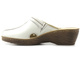 Pohodlné dámské sandály na klínku - HELIOS Komfort 624, bílá 2