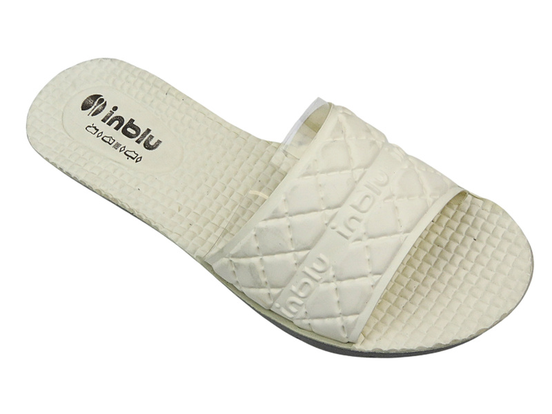 Lehké dámské žabky - INBLU 26, bílé