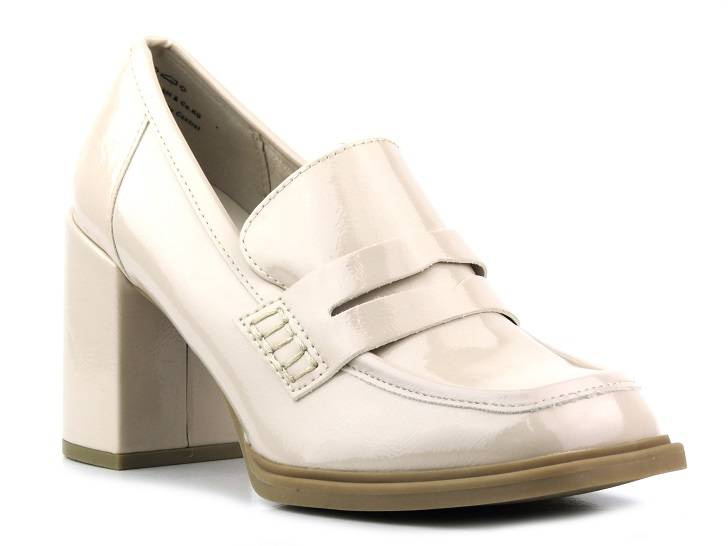 Lodičky, dámské boty na vysokém podpatku - Marco Tozzi 2-24403-20, béžová